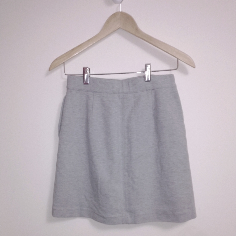 Uniqlo Grey Casual Mini Skirt